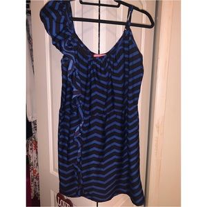 Beautiful Blue and black mini dress